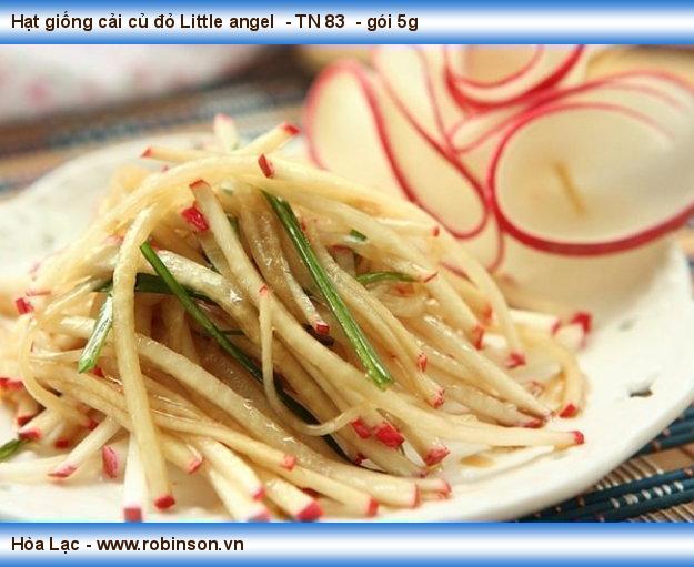 Hạt giống cải củ đỏ Little angel  - TN 83  - gói 5g  Kim Thành  (23)