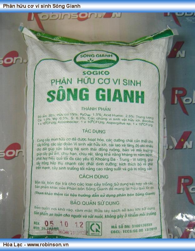 Phân bón hữu cơ Sông Gianh (3)